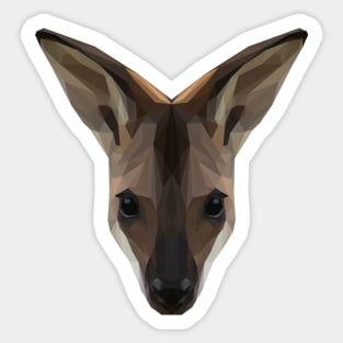 Geometrical wallaby Sticker